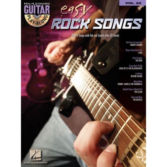 Играй на гитаре один: Простые рок-песни, 80 стр., язык: английский