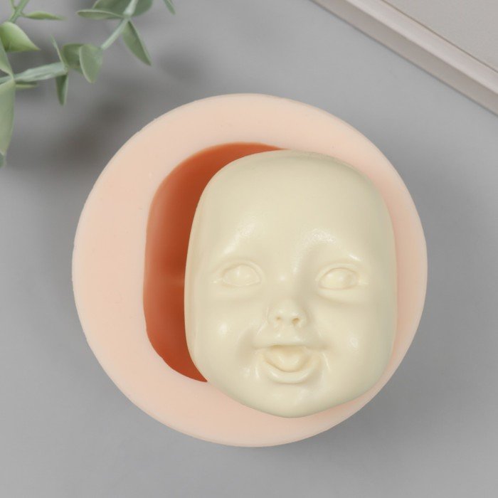 Молд силикон "Лицо младенца" №1 7х5,5х3 см