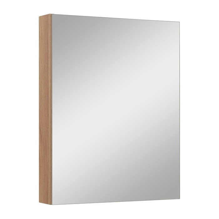 Зеркало-шкаф для ванной комнаты "Лада 50" графит, 13,5 х 51,5 х 66,5 см