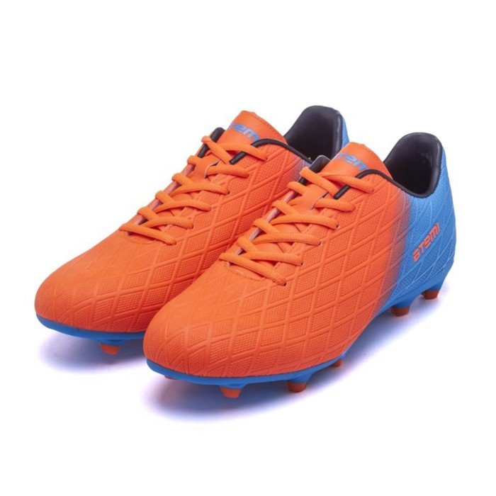 Бутсы футбольные Atemi SBA-005 MSR KIDS, оранжевый/голубой, размер 32