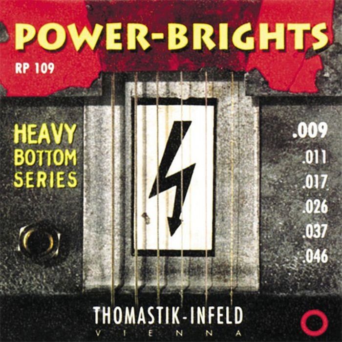 Комплект струн для электрогитары Thomastik RP109 Power-Brights Heavy Bottom 9-46