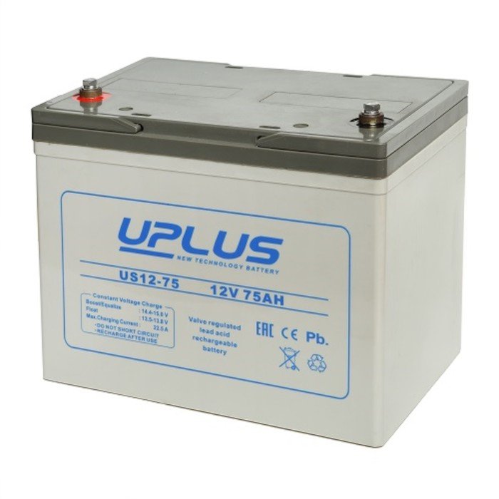 Аккумуляторная батарея UPLUS (Leoch) 75 Ач 12 Вольт US 12-75