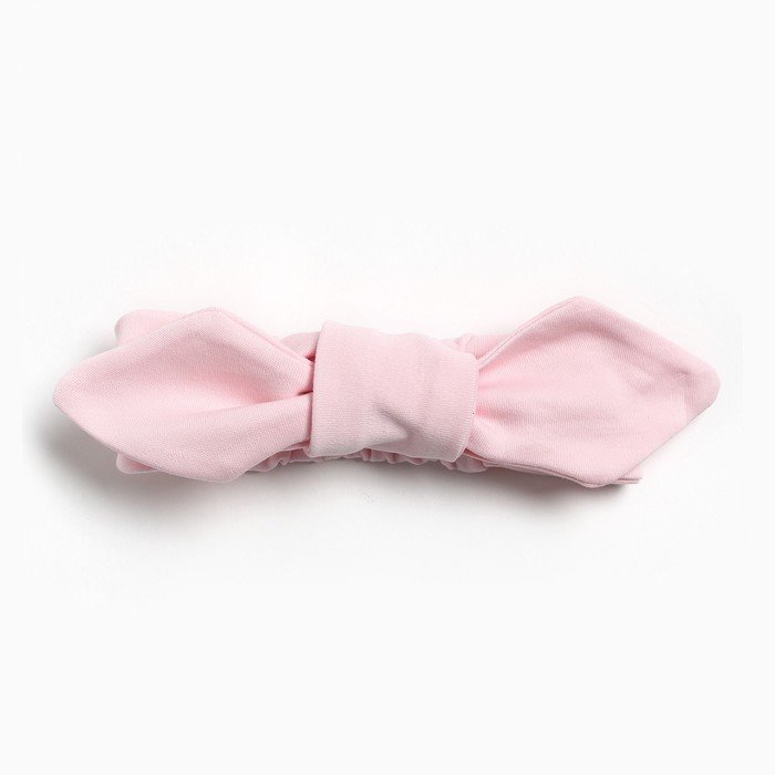 Повязка на голову для девочек, цвет розовый, рост 68 см