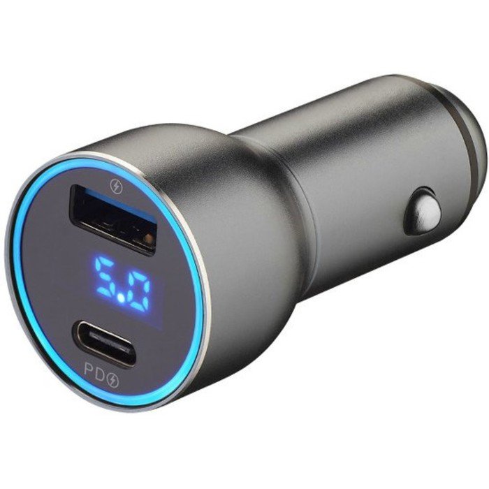 Автомобильное зарядное устройство Deppa (11294) USB-C, USB A, QC 3.0, PD, 36Вт, цвет графит   102884
