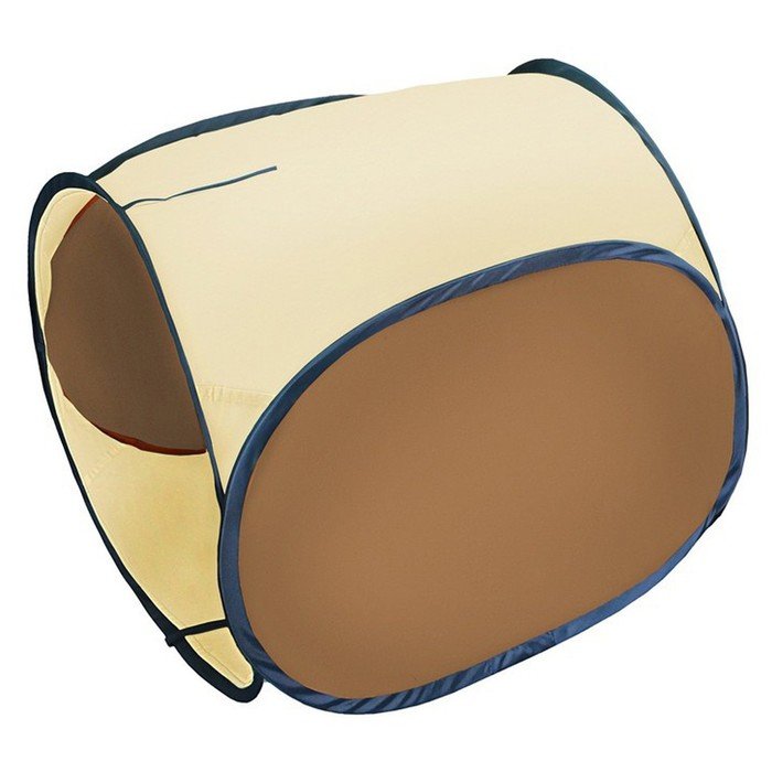 Тоннель, 1-секционный Belon familia, цвет светло-коричневый + бежевый