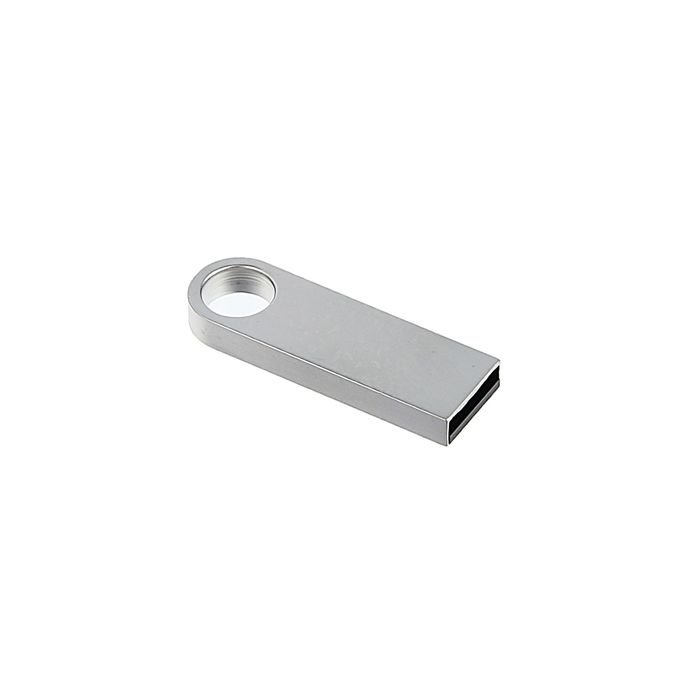 Флешка, 8 Гб, USB2.0, прямоугольная, под лазерную гравировку/тампопечать, серебристая