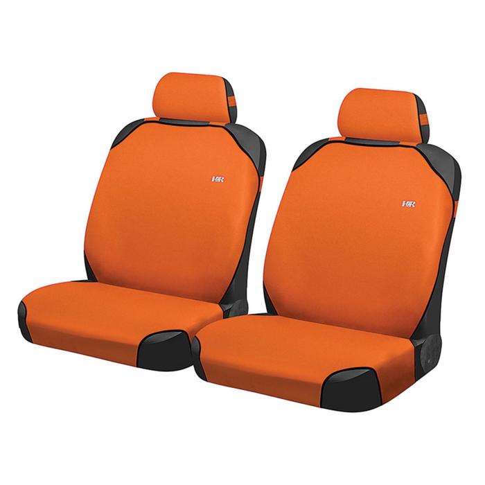 Накидки, на переднее сиденье, PERFECT FRONT, Оранжевый, трикотаж
