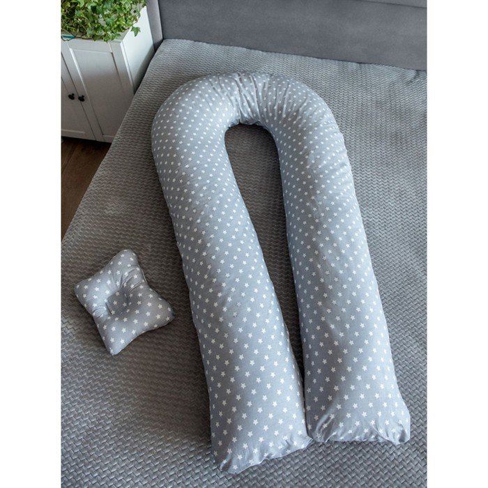 Подушка для беременных «U Комфорт» и подушка для младенцев «Малютка», принт Звездная