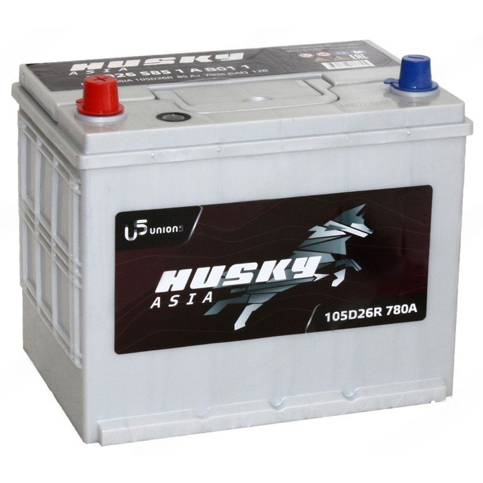 Аккумуляторная батарея Husky Asia 85 Ач, 105D26R, прямая полярность