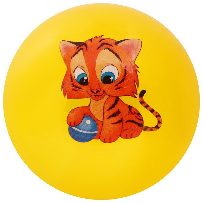 Мяч детский ZABIAKA «Тигруля», d=22 см, 60 г, цвет МИКС