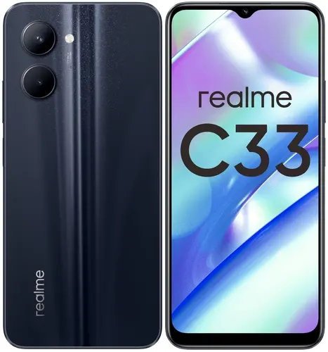 Смартфон realme C33 128 ГБ черный