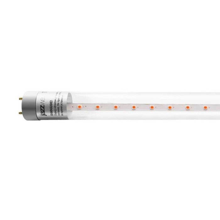 Лампа светодиодная PLED T8-600 PPG Agro 8Вт T8 линейная G13 CL для растений Jazzway 5025899