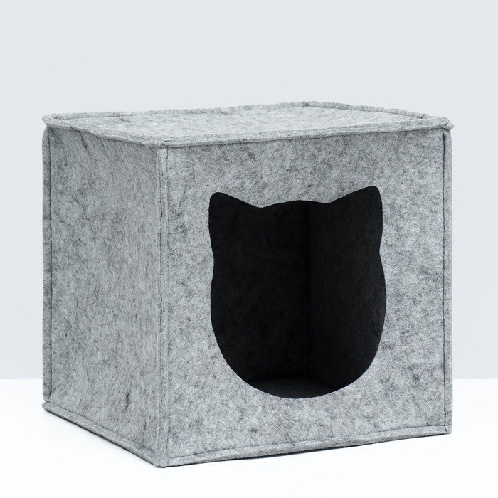Домик для животных "Кубик", войлок, 30 х 30 х 30 см