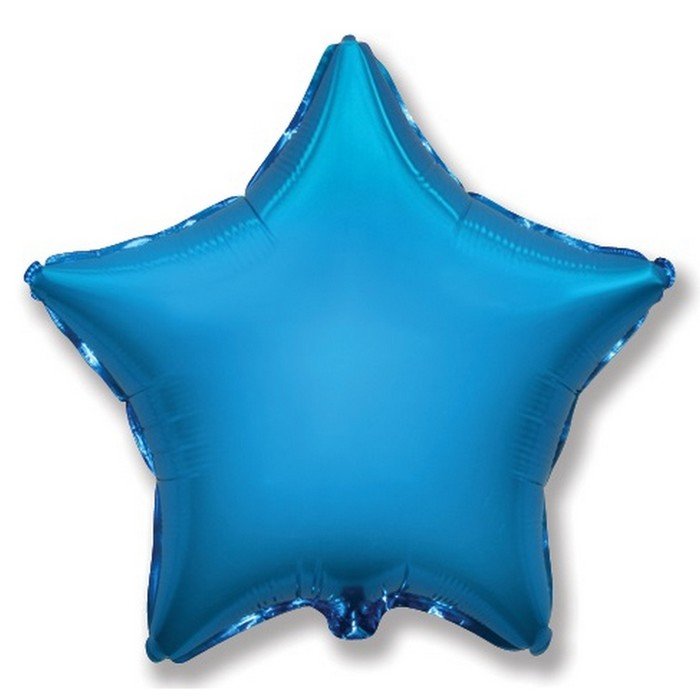 Шар фольгированный 18" «Синий», звезда