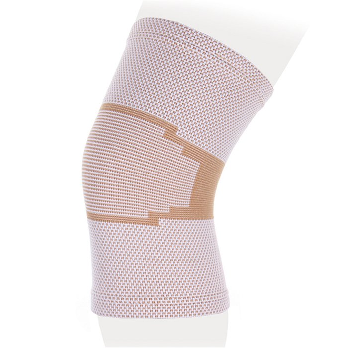Бандаж эластичный на коленный сустав Ttoman KS-E, цвет бежевый, размер L