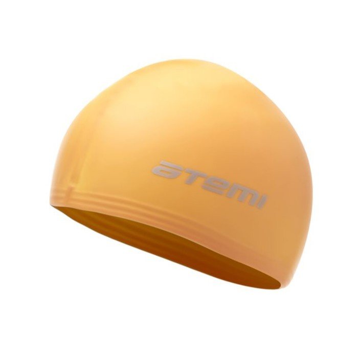 Шапочка для плавания Atemi TC304, детская, тонкий силикон, цвет оранжевый