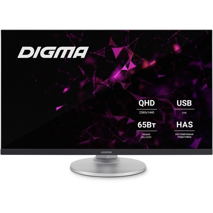 Монитор Digma 27" DM-MONB2707 черный IPS LED 6ms 16:9 HDMI M/M матовая HAS Piv 350cd 178гр/1   10046
