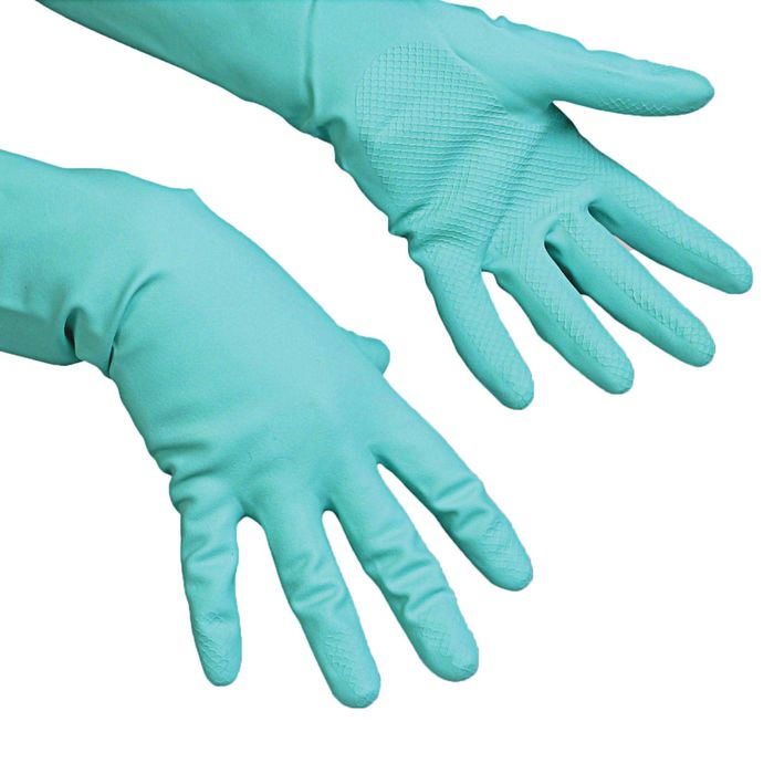 Перчатки Vileda Professional для профессиональной уборки, многоцелевые, размер М, цвет зелёный