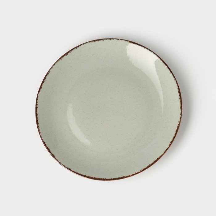 Тарелка Pearl, d=27 см, цвет мятный, фарфор