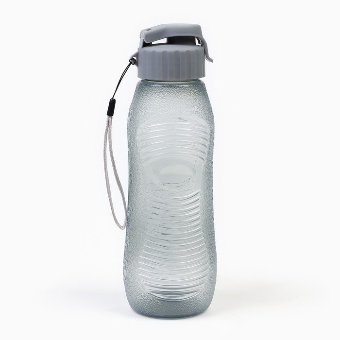 Бутылка для воды, 600 мл, 6.6 х 23 см, черная