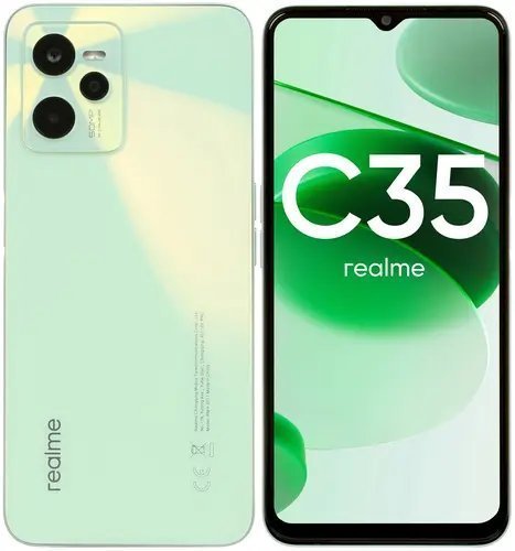 Смартфон realme C35 64 ГБ зеленый