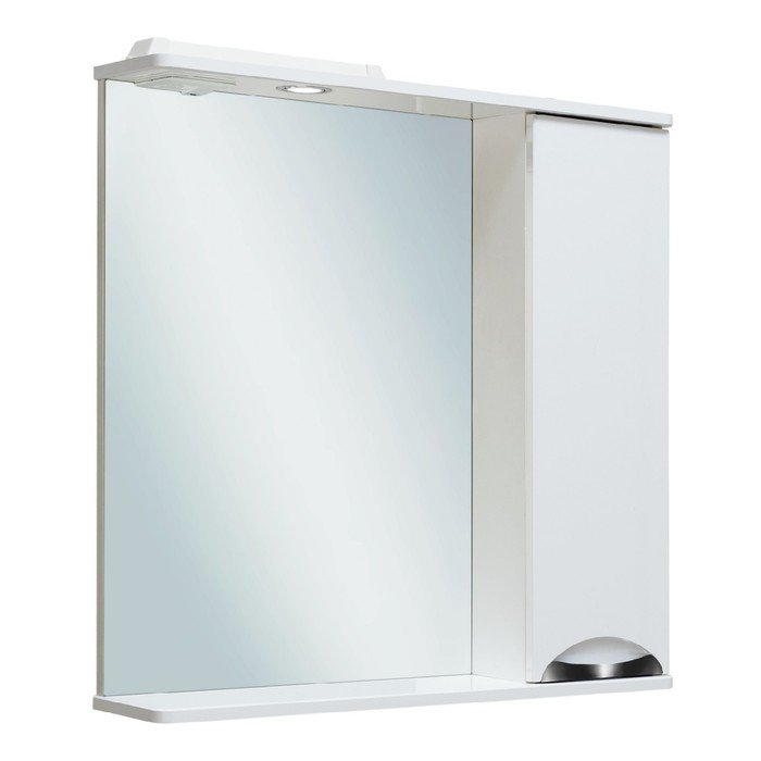 Зеркало-шкаф для ванной комнаты "Барселона 75" правый, 17,5 х 77 х 80 см