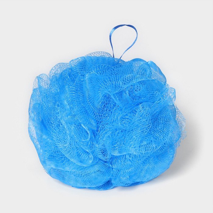 Мочалка - шар для тела CUPELLIA SPA, 50 гр, цвет синий