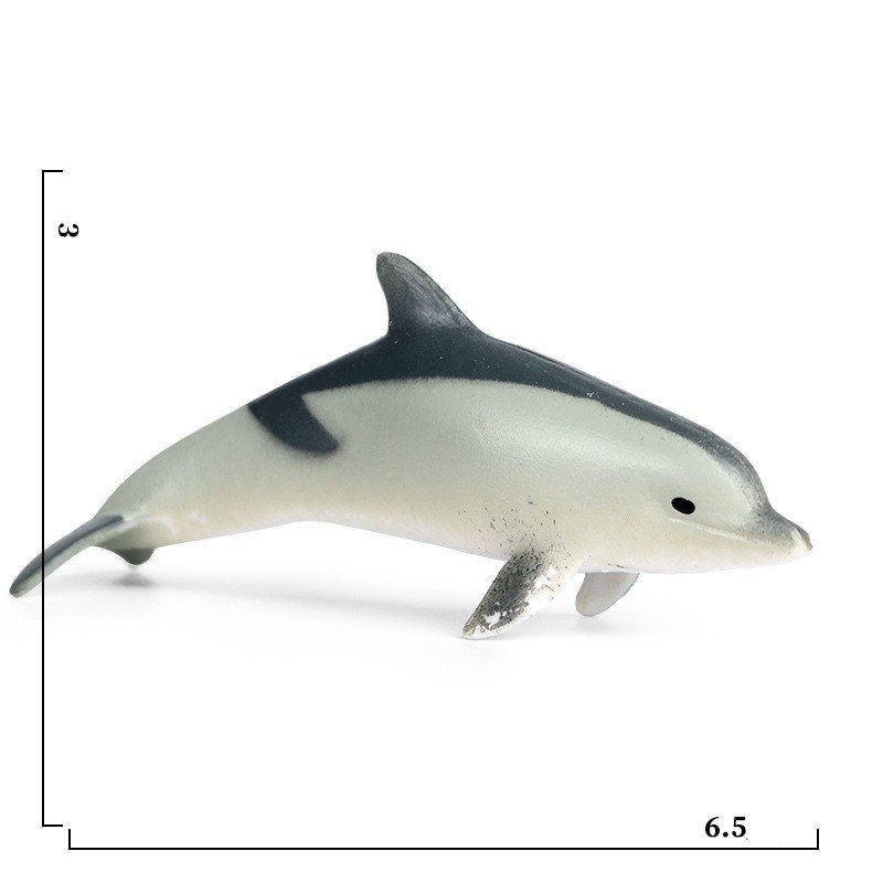 Фигурка мини полосатый дельфин 6,5х3см