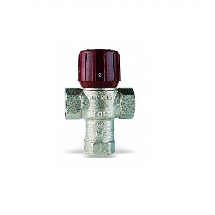 Клапан термостатический Watts 10017422, AM6211C1, смесительный, 1", 42-60°С