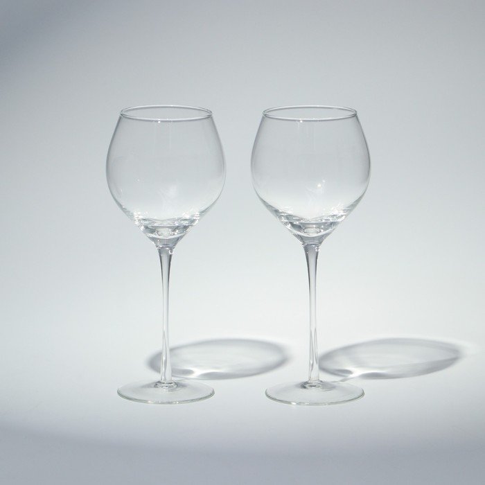 Набор бокалов для вина Red wine glass set, стеклянный, 250 мл, 2 шт