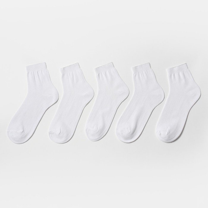 Набор женских носков (5 пар), размер 23