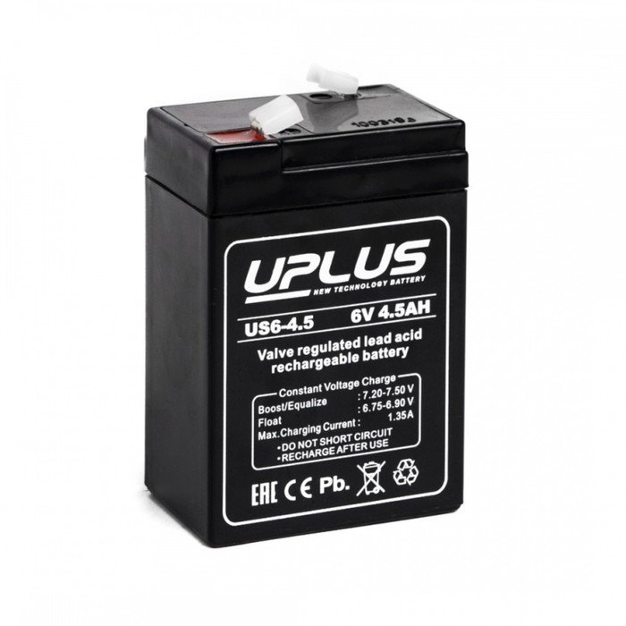 Аккумуляторная батарея UPLUS (Leoch) 4,5 Ач 6 Вольт US 6-4,5