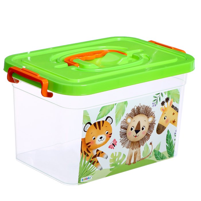 Ящик для хранения игрушек «Счастливое детство», 6,5 л