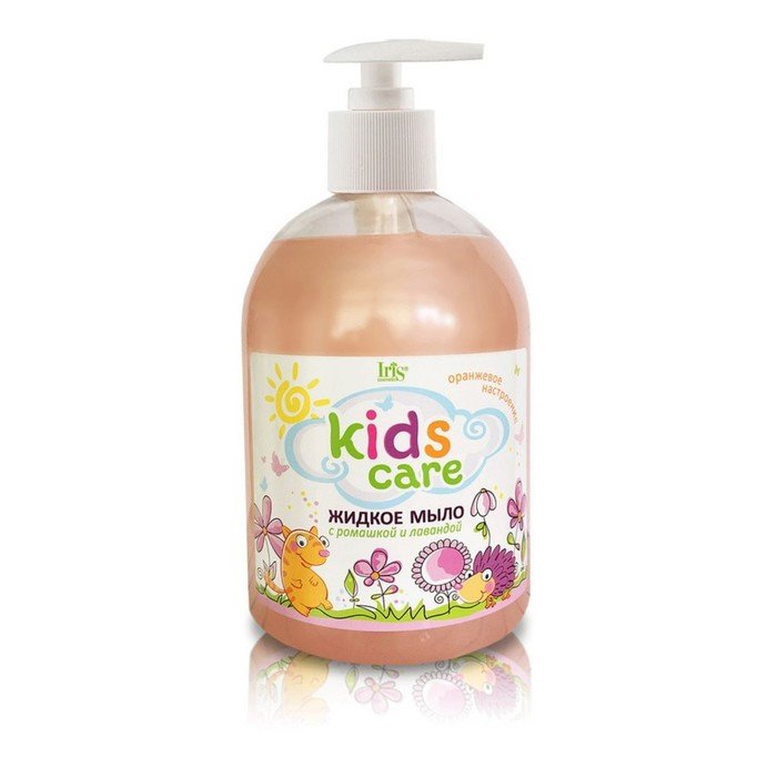 Мыло жидкое детское Iris Cosmetic Kids Care, с ромашкой и лавандой, 500 мл