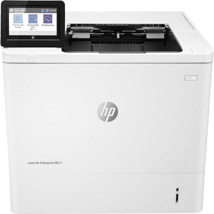 Принтер лазерный чёрно-белый HP LaserJet Enterprise M611dn (7PS84A), A4, Duplex Net