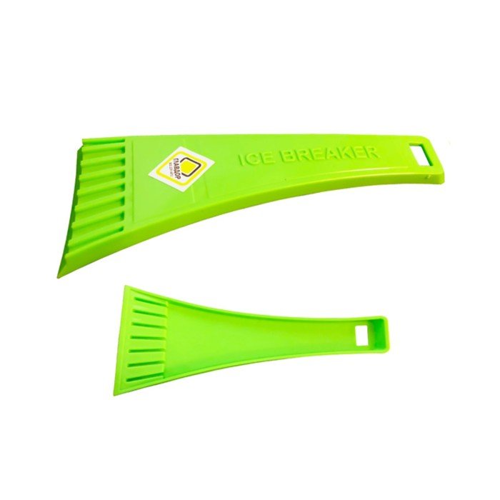 Скребок для льда пластиковый "ГЛАВДОР", GL-895, зеленый, 180х85 мм
