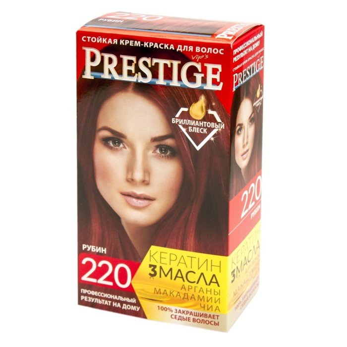 Краска для волос Prestige Vip's, 220 рубин