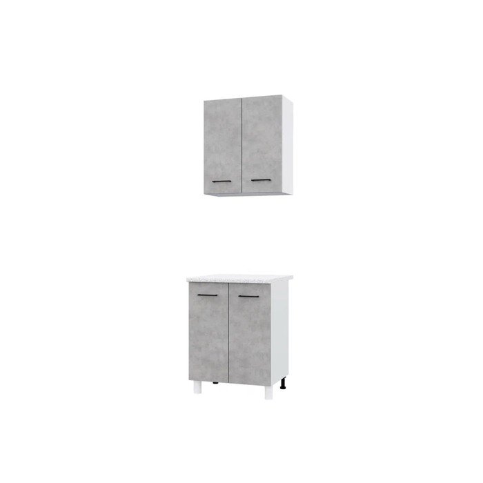 Кухонный гарнитур Trend 600, 60х60см, ЛДСП, бетон
