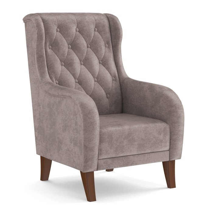 Кресло для отдыха «Амарант», велюр, цвет тенерифе стоун