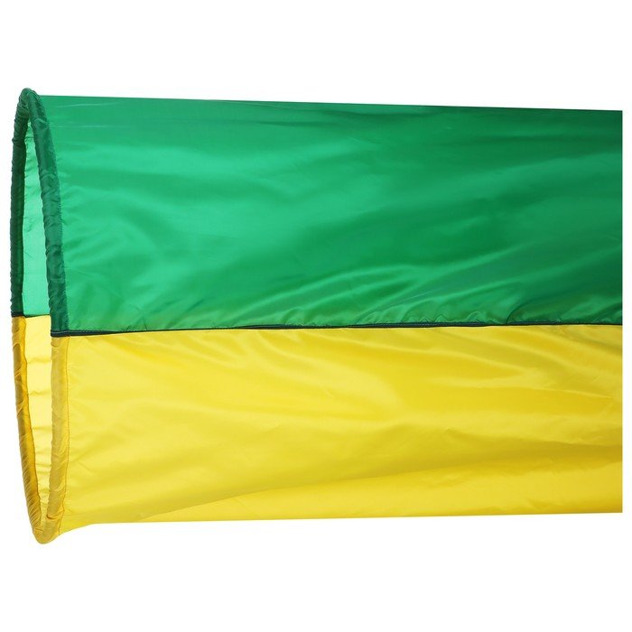Тоннель для эстафет, длина 3 м, d=90 см, 1 кольцо, цвет жёлтый/зелёный