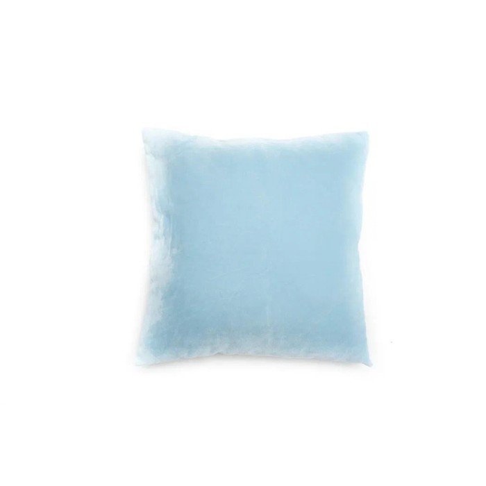 Фирменная подушка, 40х40 см, цвет светло-голубой