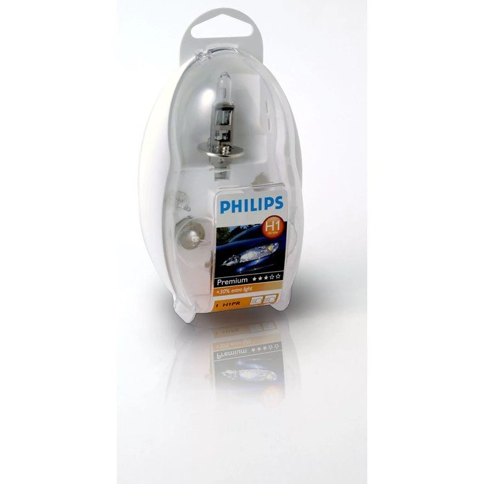 Лампа автомобильная Philips H1 12 В,  55W (P14,5s)  Набор ламп Easy Kit (55014) 55472EKKM