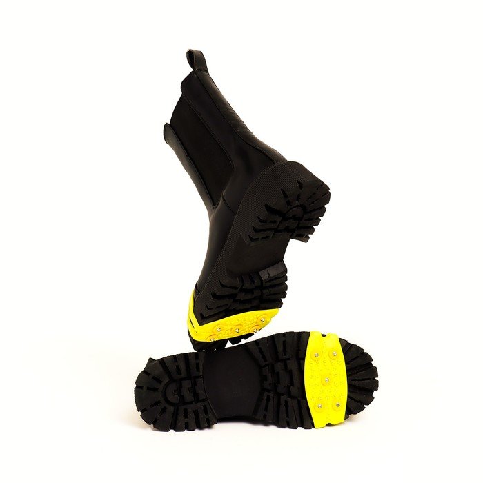 Ледоступы на носок, 5 шипов, универсальные, желтые