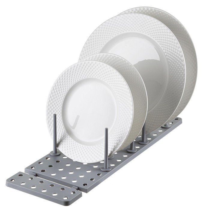 Органайзер для посуды Smart Solutions Aristyd, цвет серый
