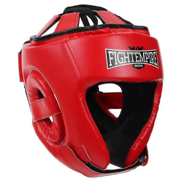 Шлем боксёрский FIGHT EMPIRE, AMATEUR, р. S, цвет красный