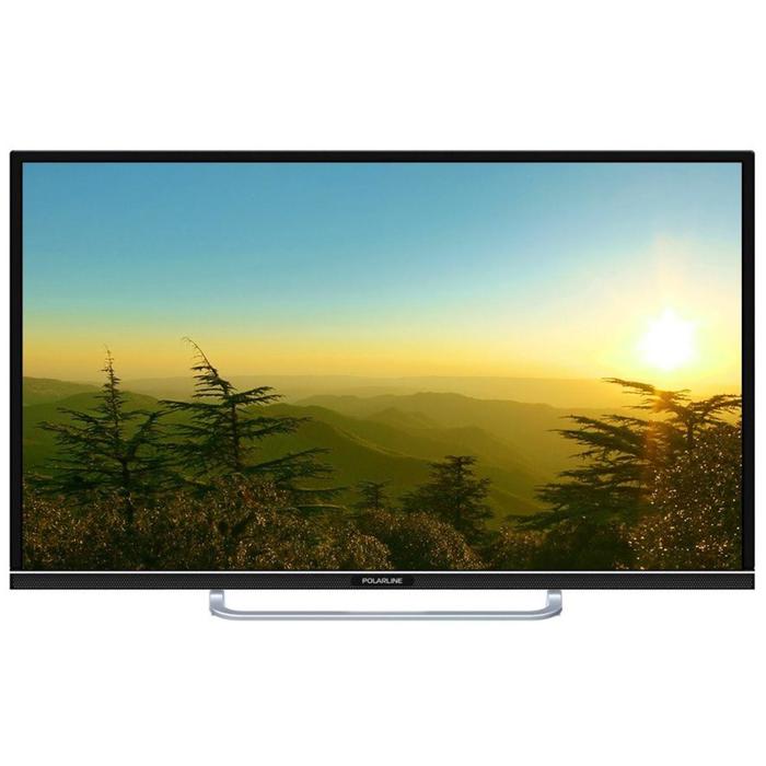 Телевизор Polarline 32PL53TC-SM, 32", 1920x1080, DVB-T2, 3 HDMI, 2 USB, Smart TV, черный