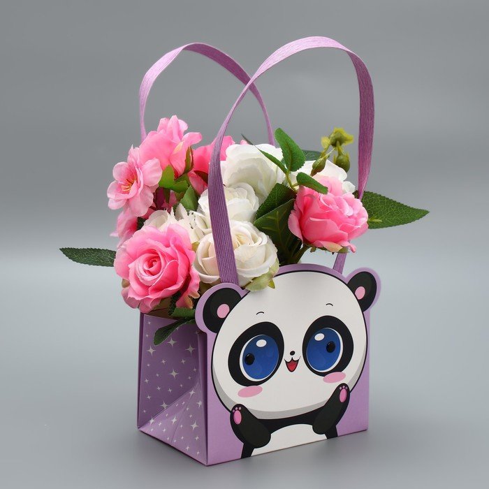 Переноски для цветов «Панда», 14 × 10 × 9 см
