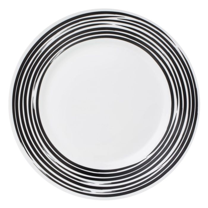 Тарелка обеденная Brushed Black, d=27 см