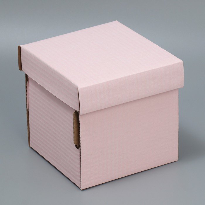Складная коробка «Розовая», 16.6 х 15.5 х 15.3 см