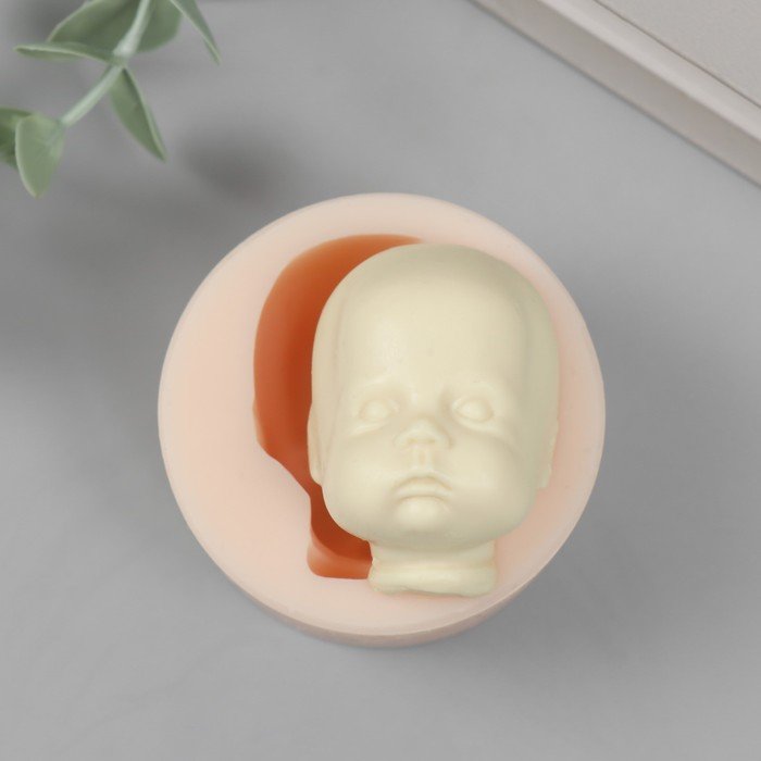 Молд силикон "Лицо младенца" №20 4,5х3,2х2,5 см